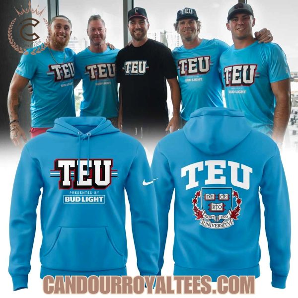 Tight End University Logo Blue Tshirt, Hoodie