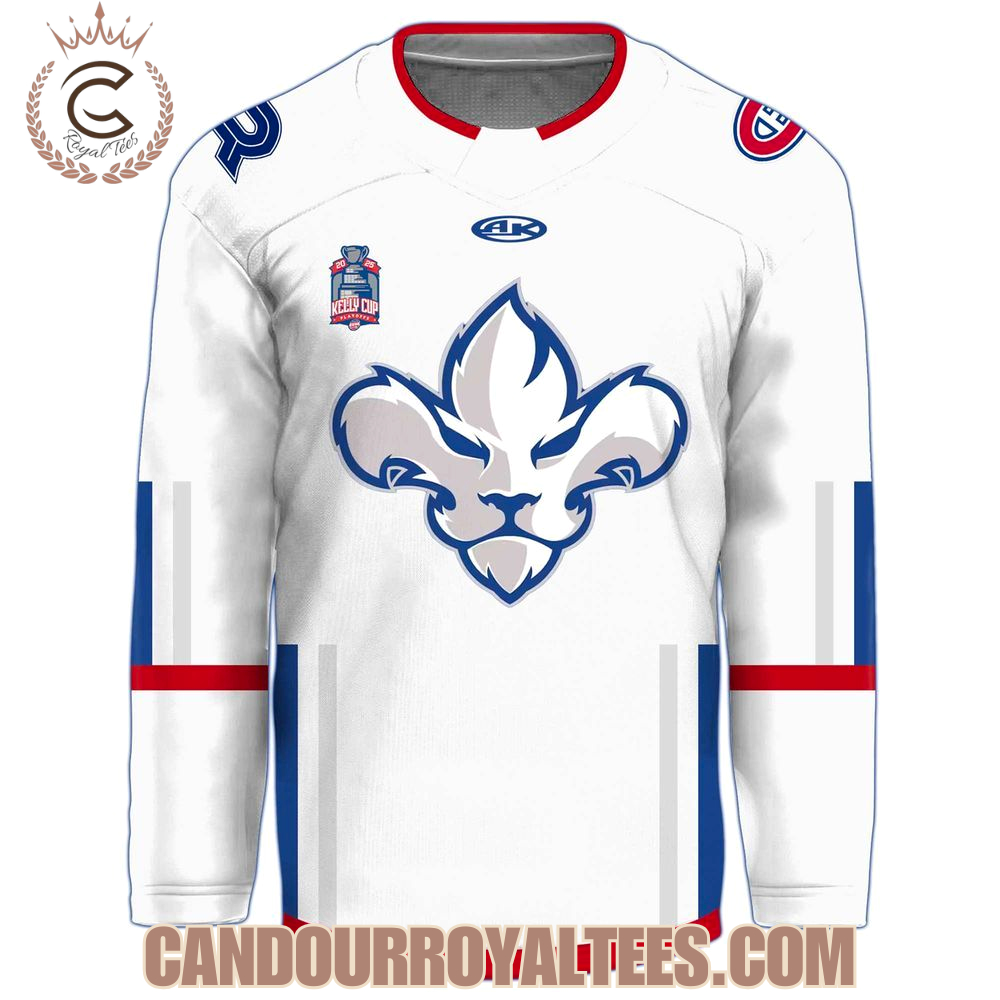 Trois-Rivieres Lions Kelly Cup 2025 Champions Hockey Jersey Trois-Rivieres Lions Kelly Cup 2025 Champions Hockey Jersey
