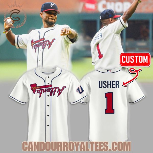 Usher x Braves A Town Down Baseball Jersey