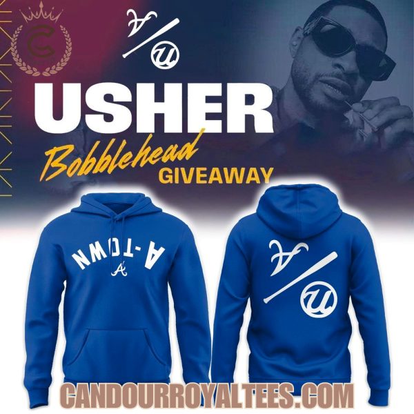 Usher x Braves A Town Down Blue Hoodie