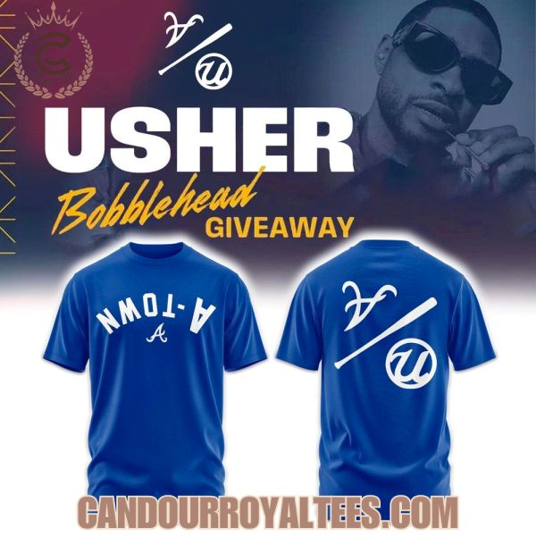 Usher x Braves A Town Down Blue Hoodie