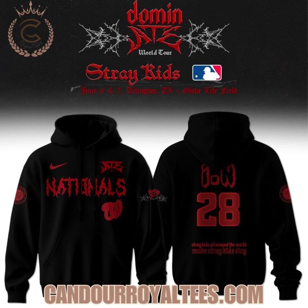 Washington Nationals Stray Kids Dominate World Tour 2025 Hoodie