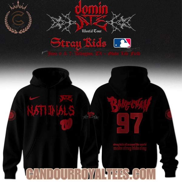 Washington Nationals Stray Kids Dominate World Tour 2025 Hoodie