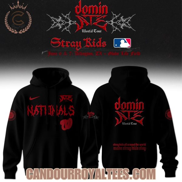 Washington Nationals Stray Kids Dominate World Tour 2025 Hoodie