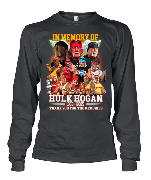 In Memory Of Hulk Hogan 1953 – 2025 Thank You For The Memories T-Shirt