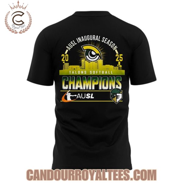 2025 AUSL Inaugural Season Champions Talons Softball Tshirt