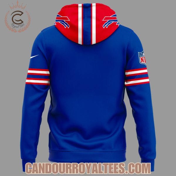 2025 Buffalo Bills Red Helmets Back Hoodie