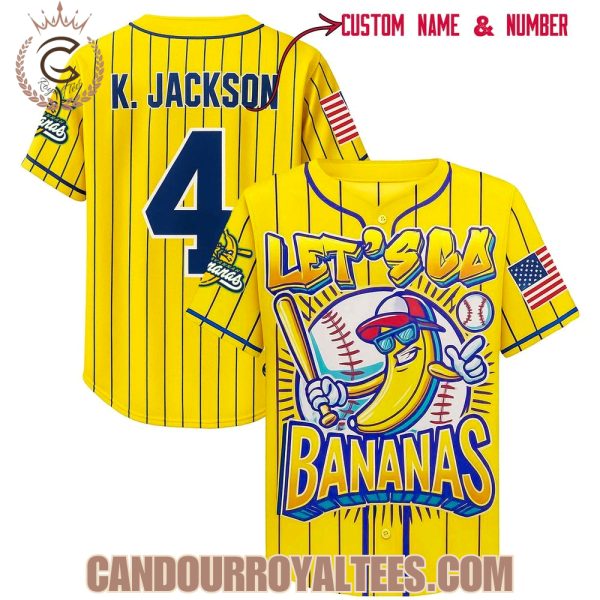 2025 Let’s Go Savannah Bananas Baseball Jersey