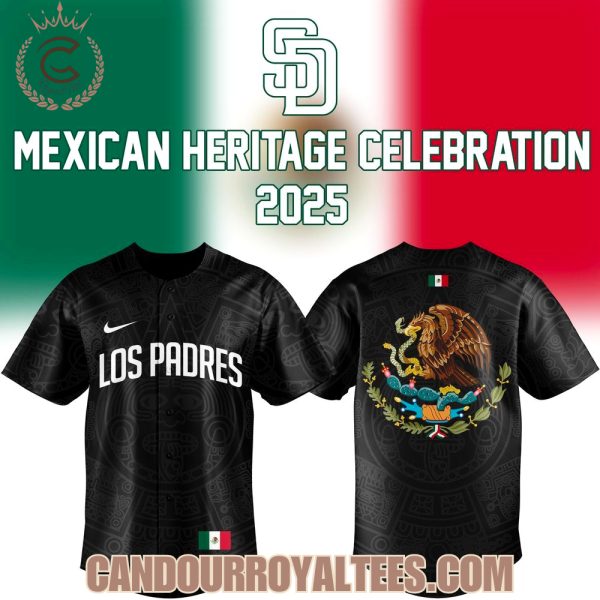 2025 San Diego Padres x Mexican Heritage Celebration jersey