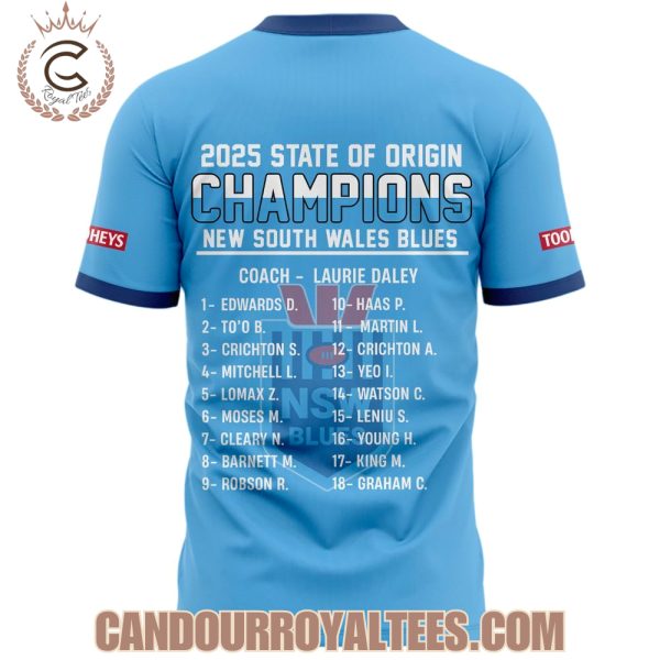 2025 State Of Origin Champions New South Wales Blues Tshirt, Hoodie