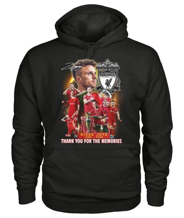 Diogo Jota 1996 – 2025 Thank You For The Memories T-Shirt