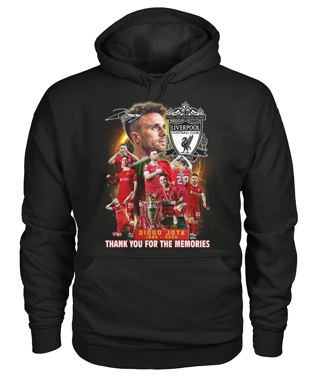 Diogo Jota 1996 - 2025 Thank You For The Memories T-Shirt Diogo Jota 1996 - 2025 Thank You For The Memories T-Shirt