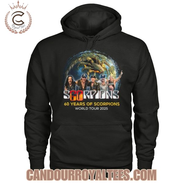 60 Years Of Scorpions World Tour 2025 T-Shirt