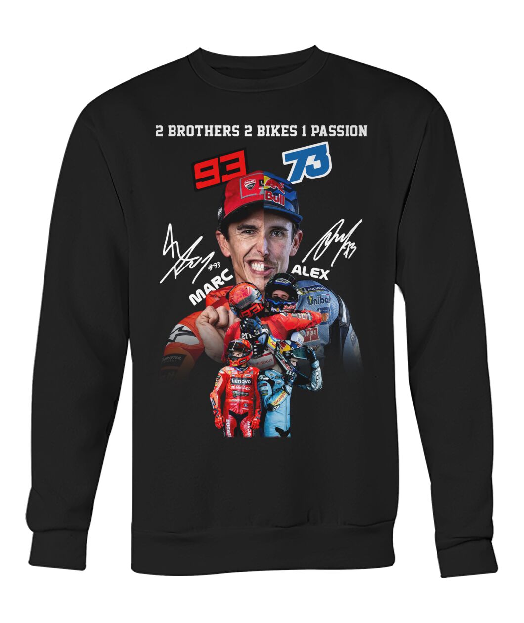2 Brothers 2 Bikes 1 Passion Marc & Alex T-Shirt 2 Brothers 2 Bikes 1 Passion Marc & Alex T-Shirt