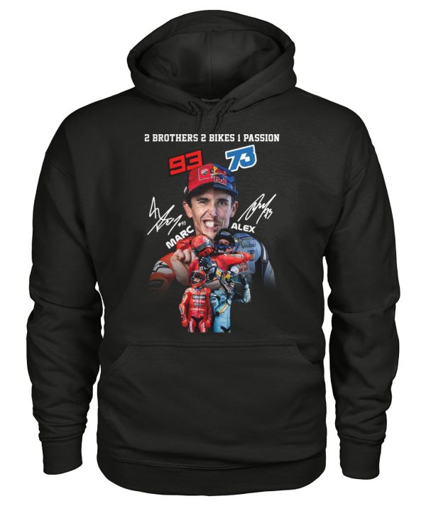 2 Brothers 2 Bikes 1 Passion Marc & Alex T-Shirt