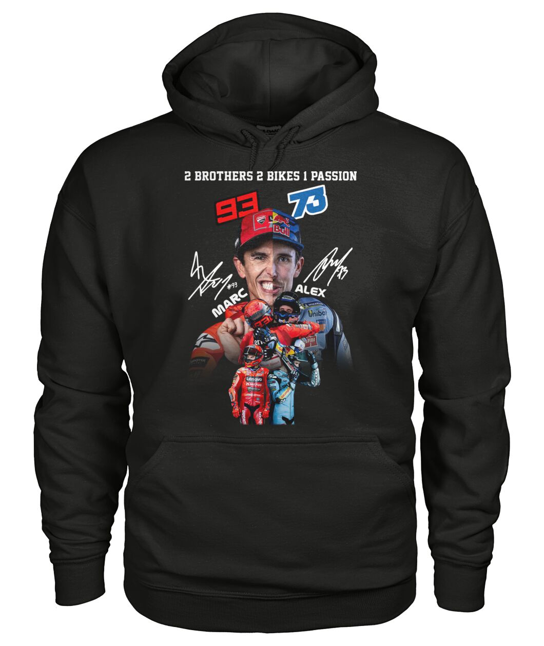 2 Brothers 2 Bikes 1 Passion Marc & Alex T-Shirt 2 Brothers 2 Bikes 1 Passion Marc & Alex T-Shirt