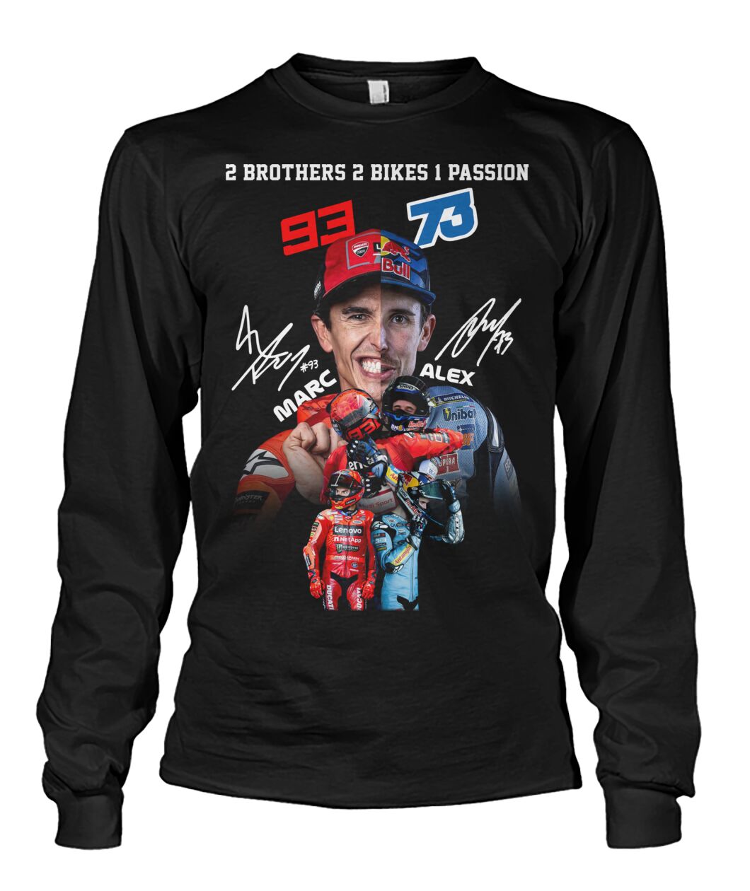 2 Brothers 2 Bikes 1 Passion Marc & Alex T-Shirt 2 Brothers 2 Bikes 1 Passion Marc & Alex T-Shirt