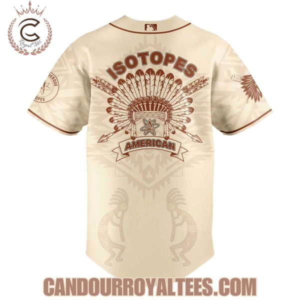 Albuquerque Isotopes Celebrating Native American Heritage Month Jersey