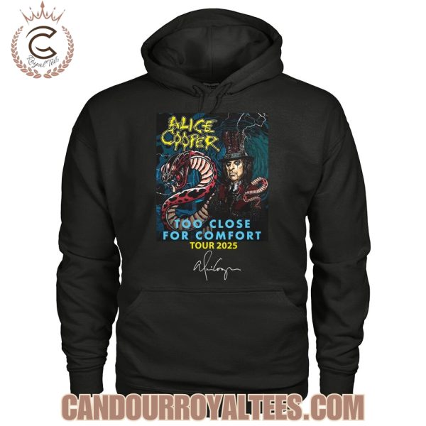 Alice Cooper Too Close For Comfort Tour 2025 T-Shirt
