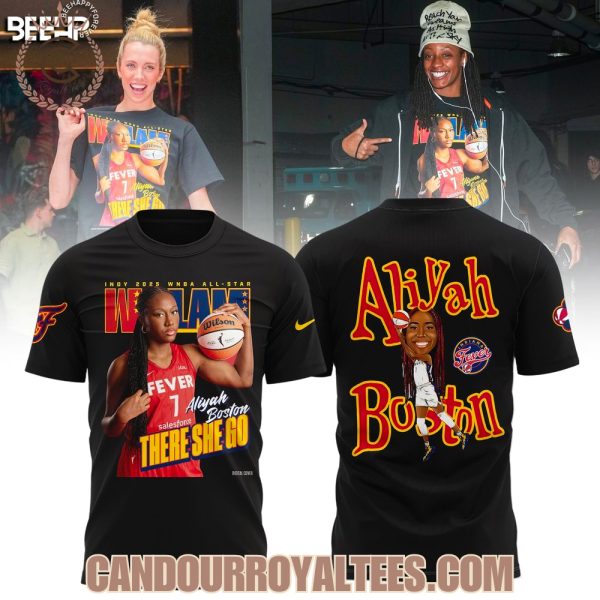 Aliyah Boston Indy 2025 WNBA All Star WSLAM There She Go Indiana Fever Tshirt, Hoodie