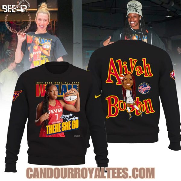 Aliyah Boston Indy 2025 WNBA All Star WSLAM There She Go Indiana Fever Tshirt, Hoodie
