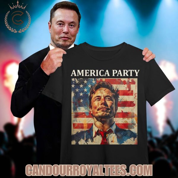 America Party x Future Vision Elon Musk Tshirt