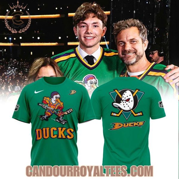 Anaheim Ducks Quack Attack Retro Edition Green Hoodie