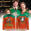 Anaheim Ducks Quack Attack Retro Edition Green Hockey Jersey