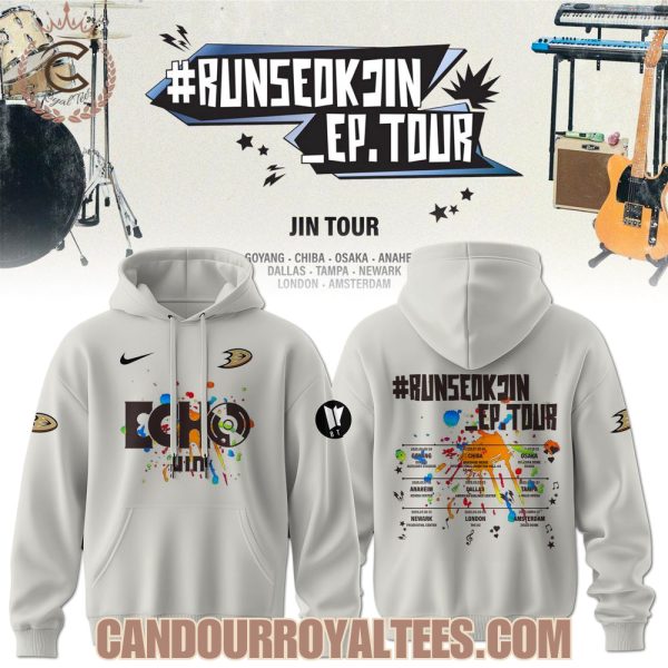 Anaheim Ducks x JIN RunSeokjin Ep. Tour 2025 Tshirt, Hoodie