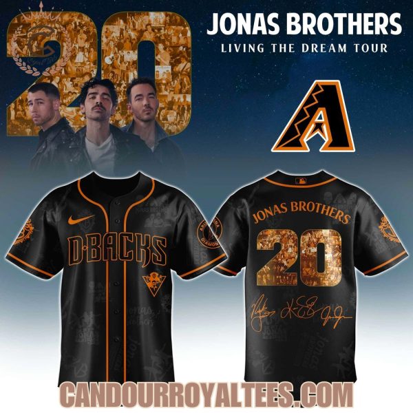 Arizona Diamondbacks x Jonas Brothers Living The Dream Tour 2025 Jersey