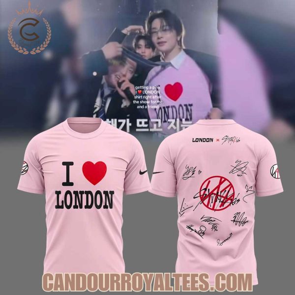 ATE Love London Show Signature Pink Shirt