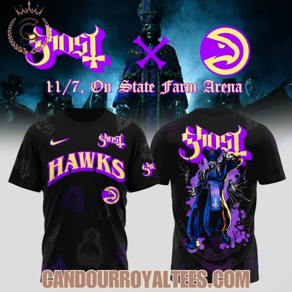 Atlanta Hawks x Ghost Band World Tour 2025 Tshirt, Hoodie