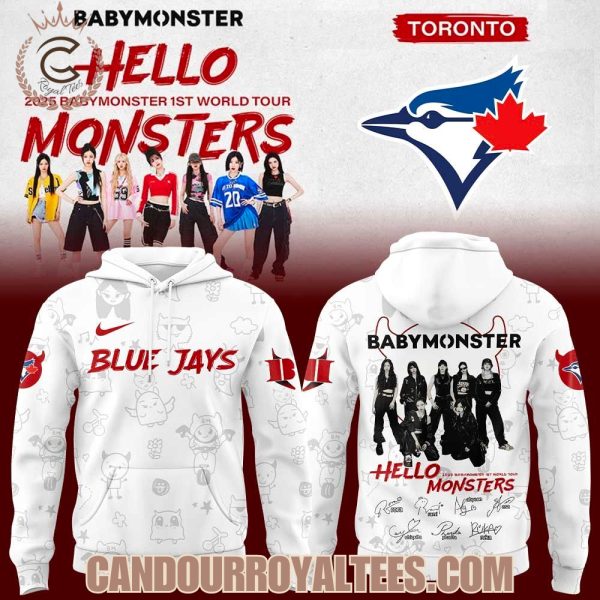 Babymonster 1st World Tour 2025 x Toronto Blue Jays Signature Tshirt, Hoodie