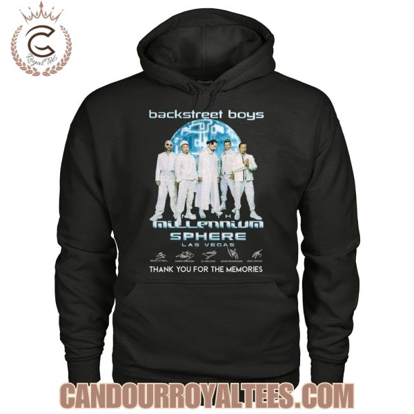 Backstreet Boys Into The Millennium Sphere Las Vegas Thank You For The Memories T-Shirt