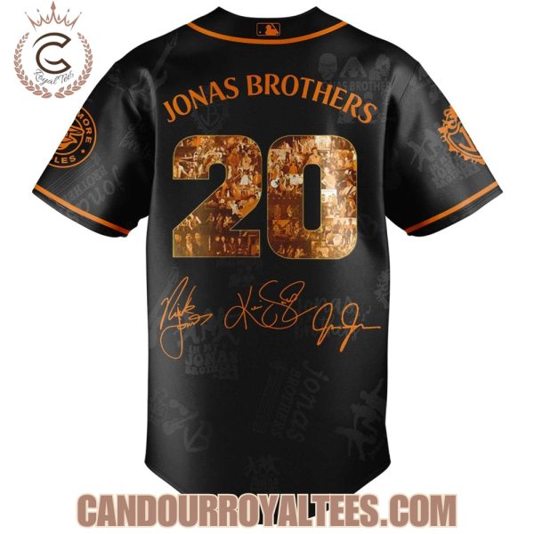 Baltimore Orioles x Jonas Brothers Living The Dream Tour 2025 Jersey