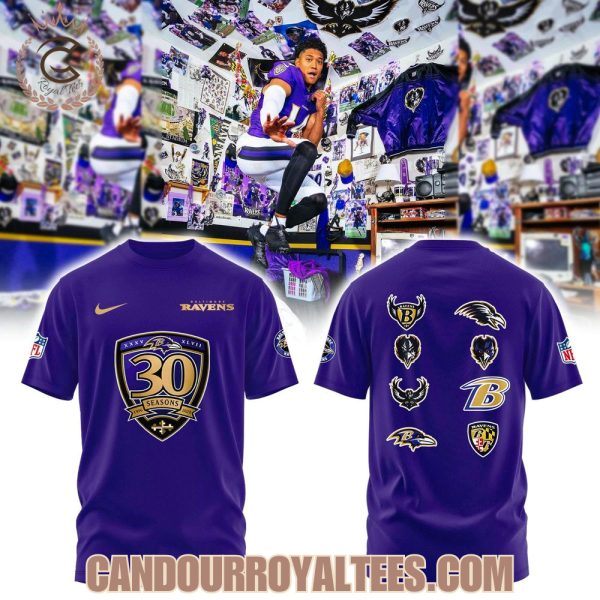 Baltimore Ravens 30th Season Game Hoodie