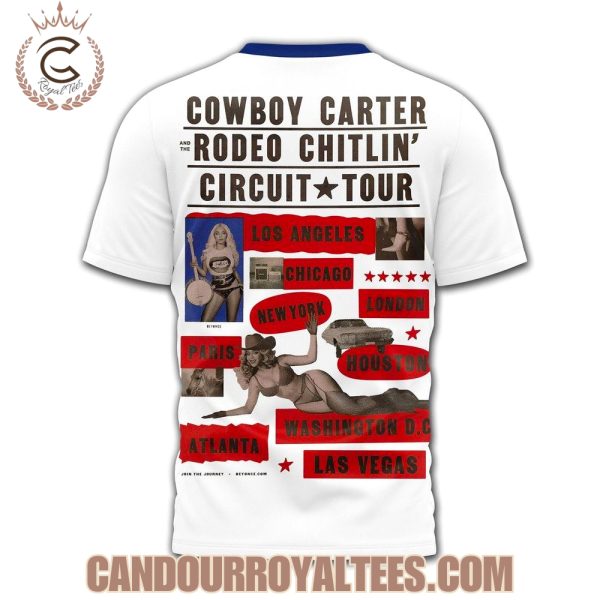 Beyonce Cowboy Carter And The Rodeo Chitlin’ Circuit Tour Tshirt