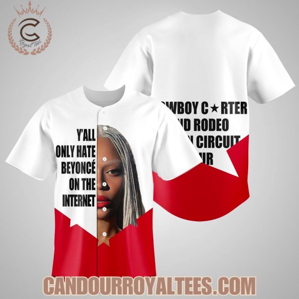 Beyonce Cowboy Carter Tour Baseball Jersey