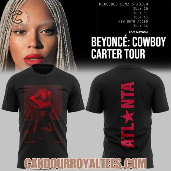 Beyonce x Atlanta Cowboy Carter Tour 2025 Black Tshirt, Hoodie