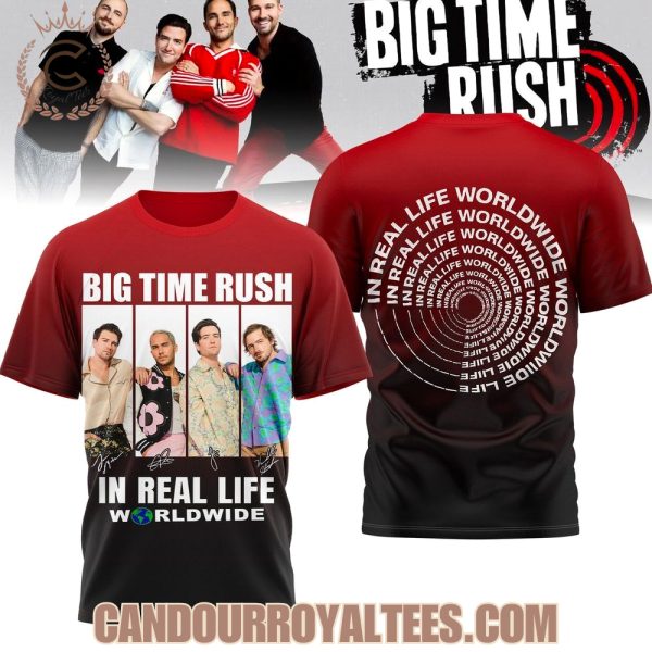 Big Time Rush In Real Life Worldwide Tshirt