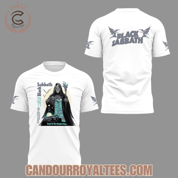 Black Sabbath Back to the Beginning White Tshirt, Hoodie