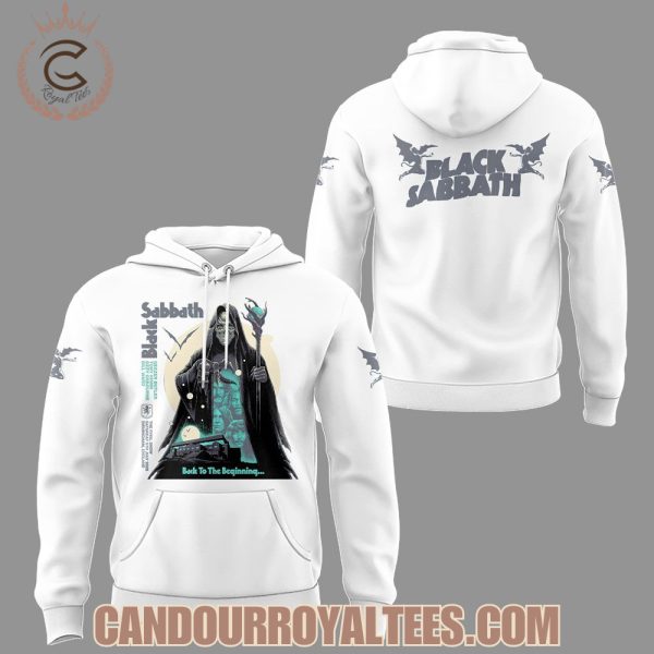 Black Sabbath Back to the Beginning White Tshirt, Hoodie