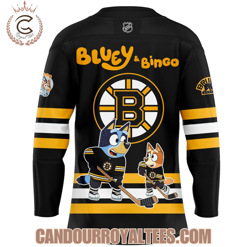 Boston Bruins Bluey and Bingo Jersey Boston Bruins Bluey and Bingo Jersey