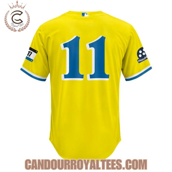 Boston Red Sox Gold/Light Blue City Connect Jersey