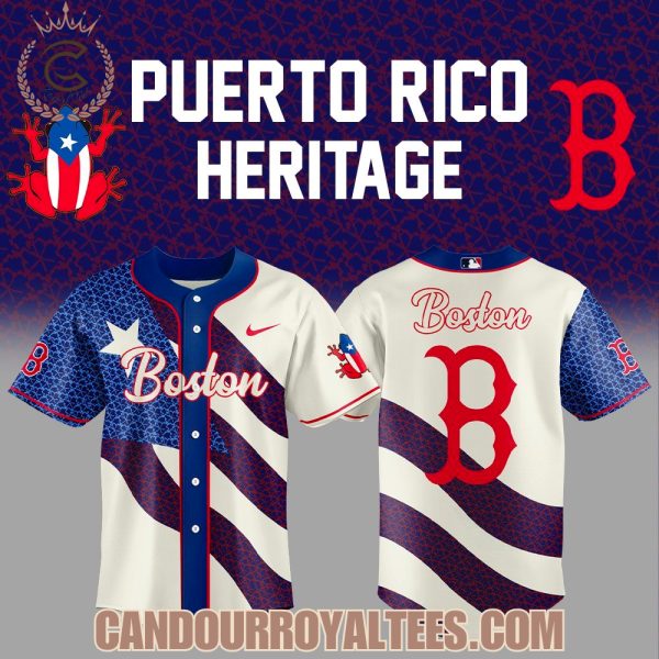 Boston Red Sox Puerto Rico Themed Jersey 2025 Jersey