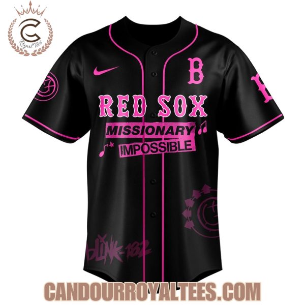 Boston Red Sox x Blink-182 Missionary Impossible Tour 2025 Jersey
