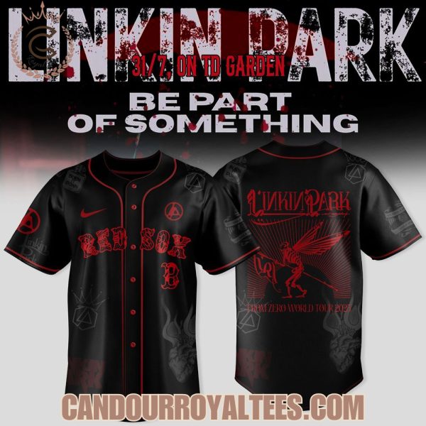 Boston Red Sox x LINKIN PARK: From Zero World Tour 2025 Jersey