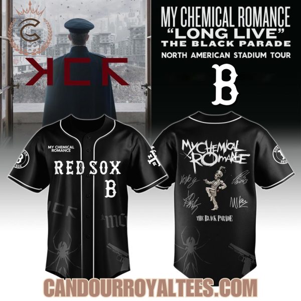 Boston Red Sox x My Chemical Romance “Long Live The Black Parade” North American Stadium Tour Jersey