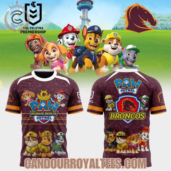Brisbane Broncos x Paw Patrol Shirt