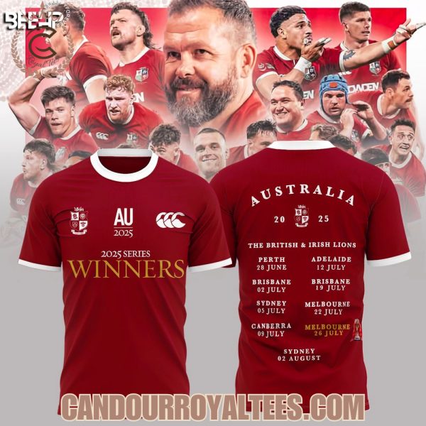 British Irish Lions – Lions Series Trophy Champion 2025 Tshirt, Hoodie